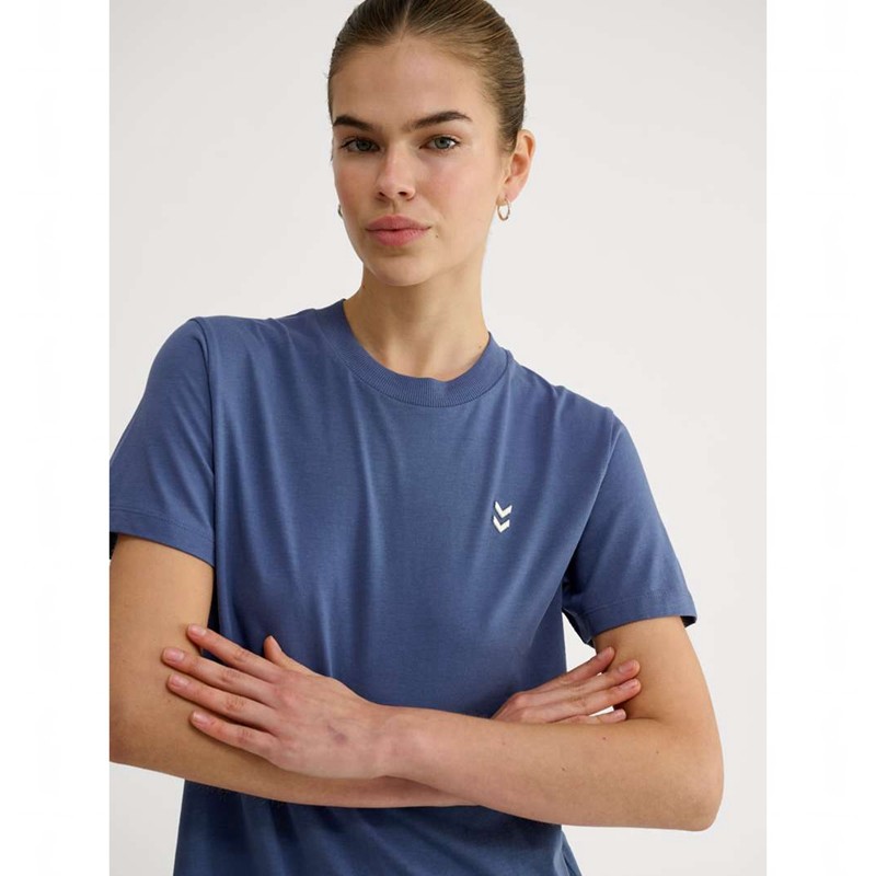 Hummel Pulse W T-shirts Damen Blau | 403651-701