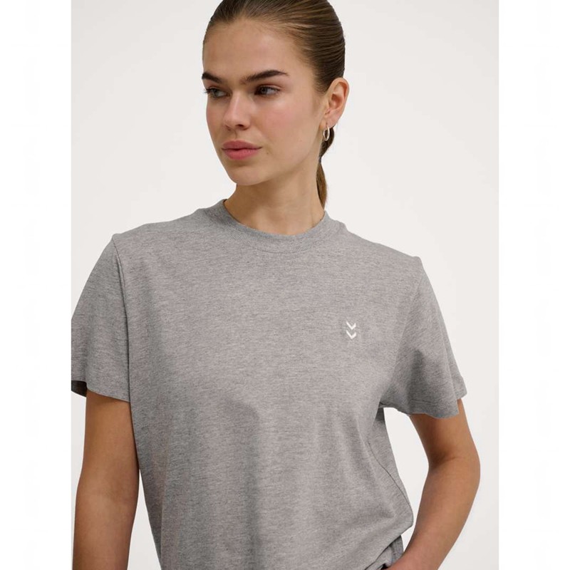 Hummel Pulse W T-shirts Damen Grau | 273912-041