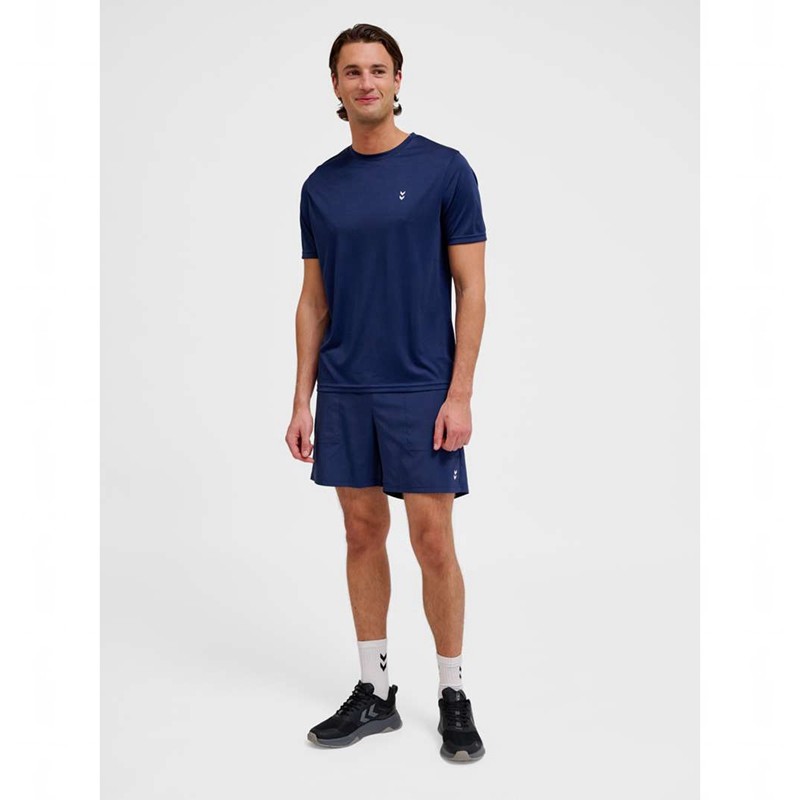 Hummel Pulse Workout Hoodie Herren Navy | 414927-776