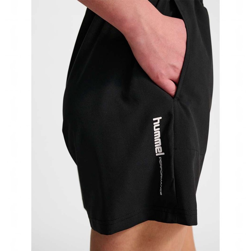 Hummel Pulse Workout Kurze Hose Damen Schwarz | 410646-978