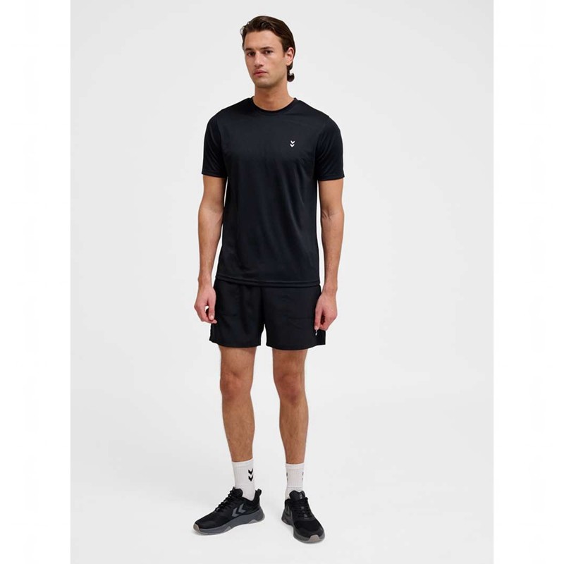 Hummel Pulse Workout Kurze Hose Herren Schwarz | 163727-976
