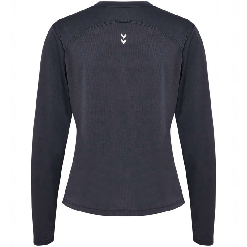 Hummel Pulse Workout W L/S T-shirts Damen Schwarz | 630718-253