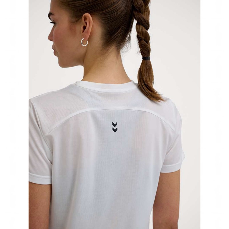 Hummel Pulse Workout W S/S T-shirts Damen Weiß | 438114-573
