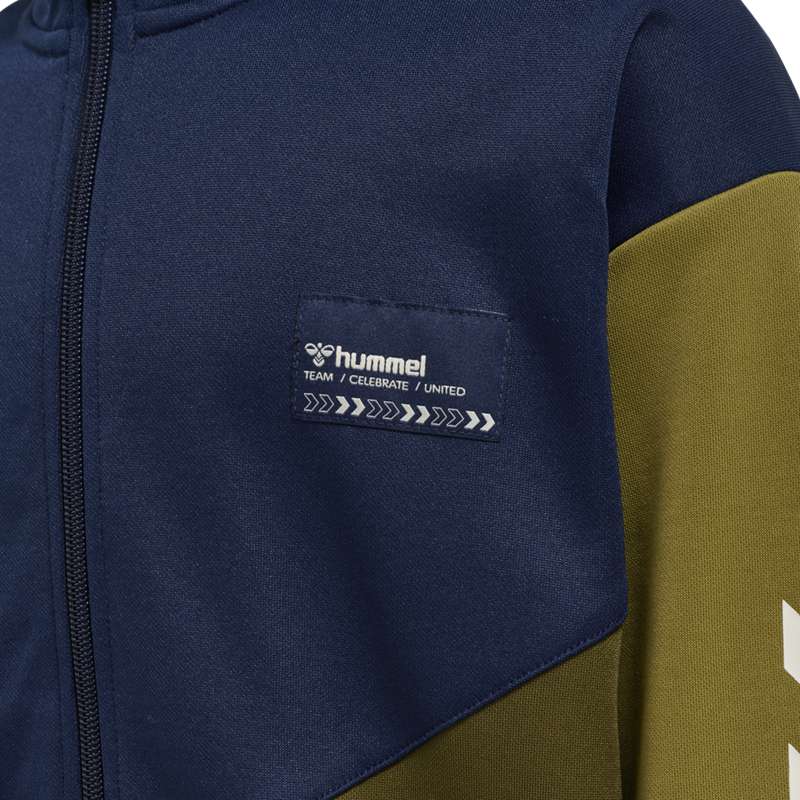 Hummel Rane Zip Jacken Kinder Olivgrün | 468234-105