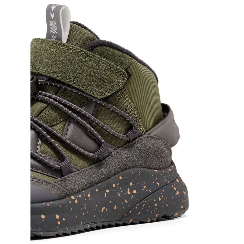 Hummel Reach Conquer Mid Tex Jr Winterschuhe Kinder Olivgrün | 572107-701