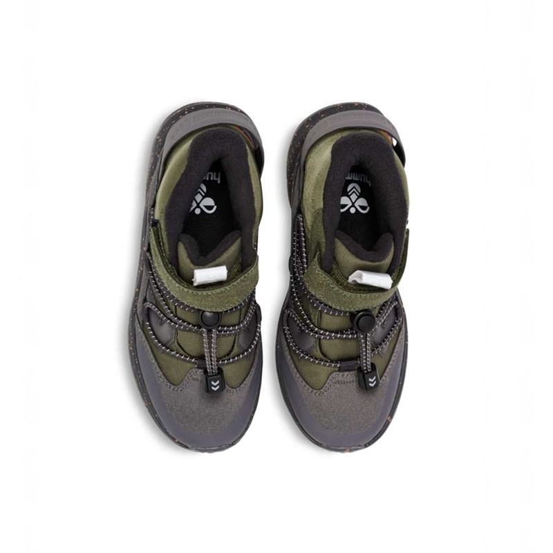 Hummel Reach Conquer Mid Tex Jr Winterschuhe Kinder Olivgrün | 572107-701