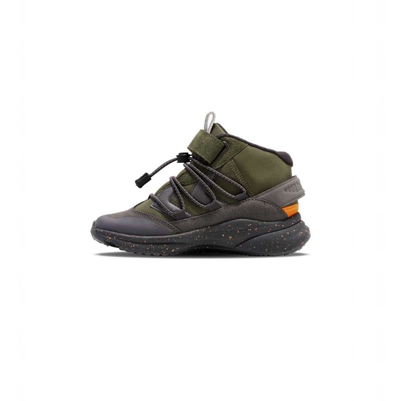 Hummel Reach Conquer Mid Tex Jr Winterschuhe Kinder Olivgrün | 572107-701