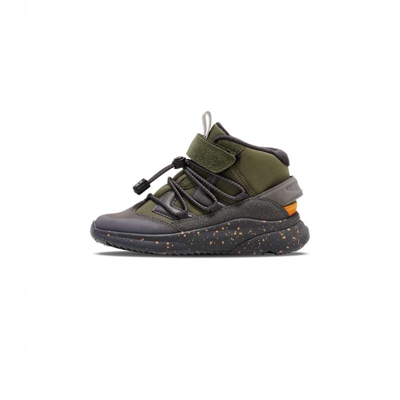 Hummel Reach Conquer Mid Tex Jr Winterschuhe Kinder Olivgrün | 572107-701
