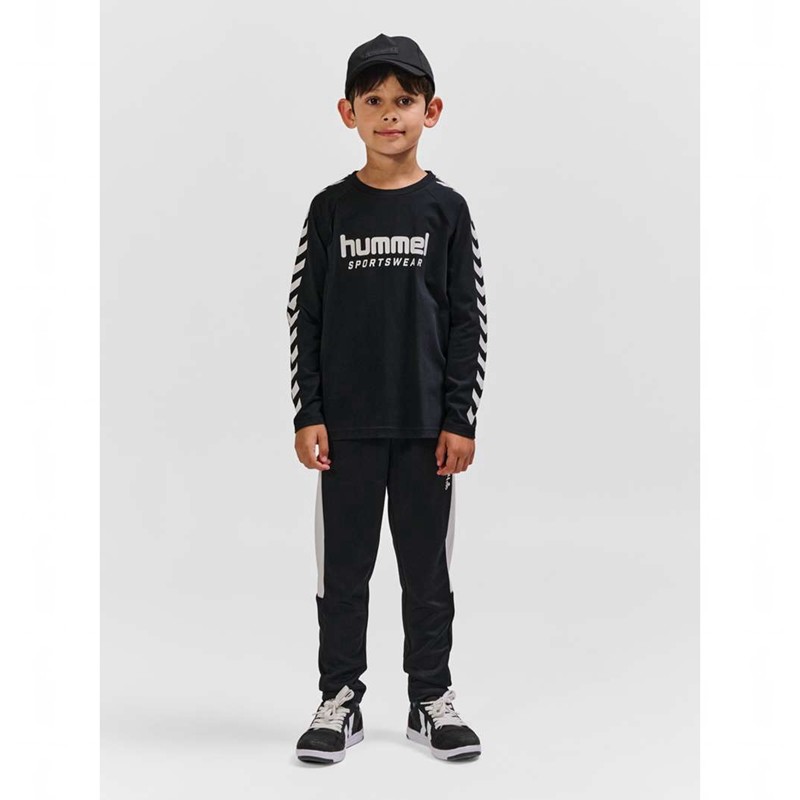 Hummel Ready L/S T-shirts Kinder Schwarz | 849915-873