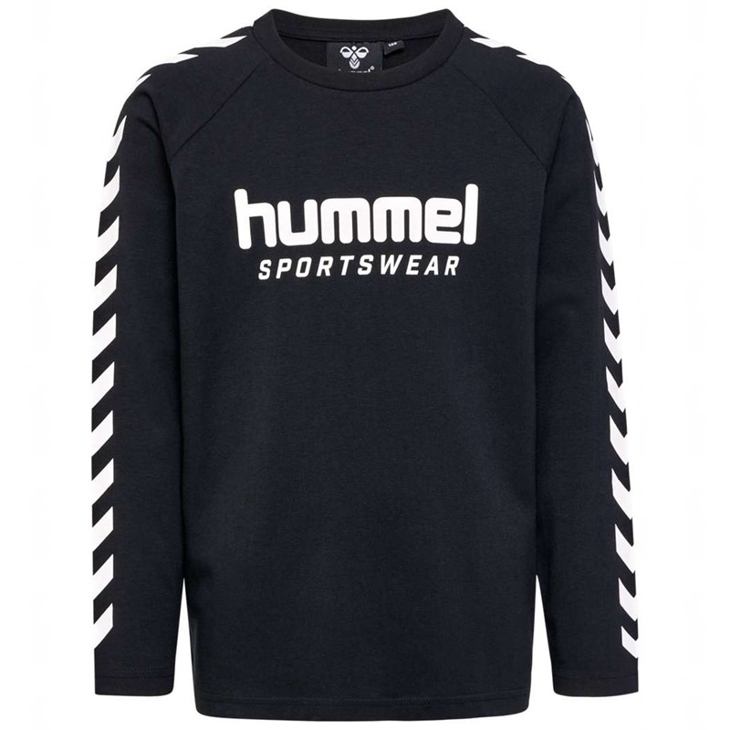 Hummel Ready L/S T-shirts Kinder Schwarz | 849915-873