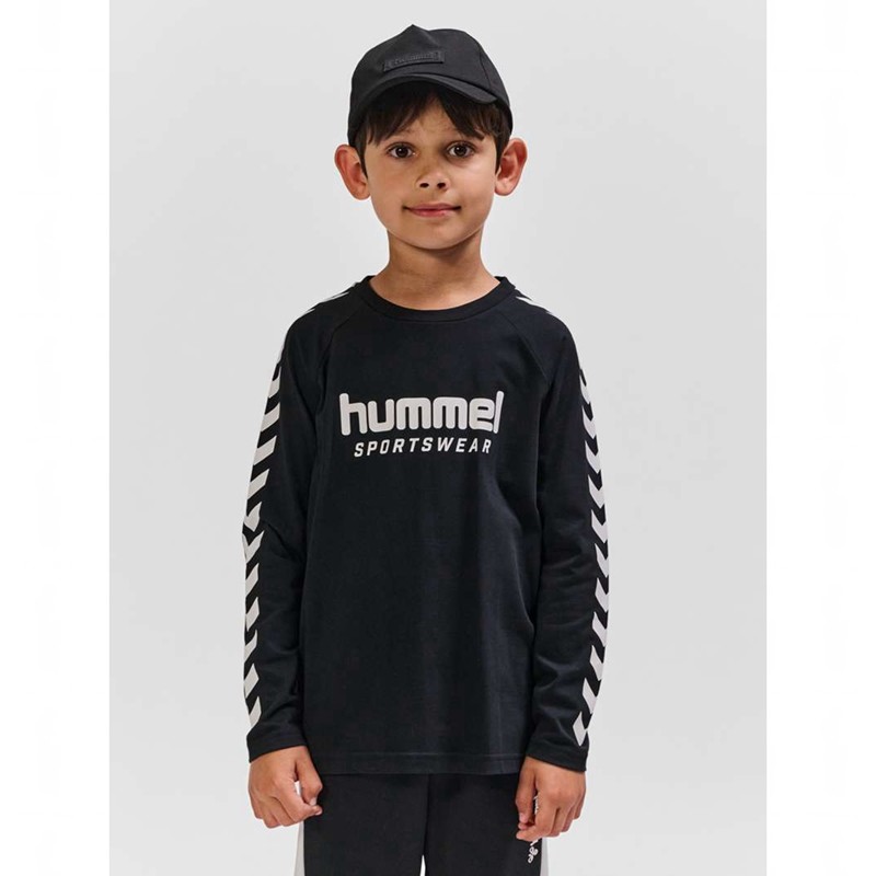 Hummel Ready L/S T-shirts Kinder Schwarz | 849915-873