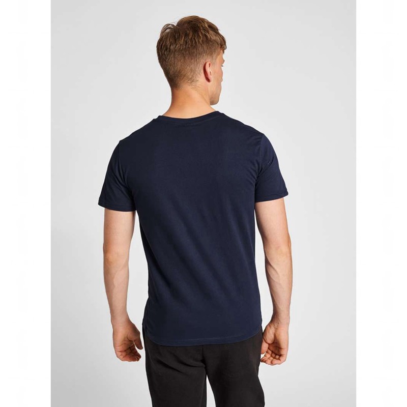 Hummel Red Basic S/S Sneakers Herren Navy | 049680-243