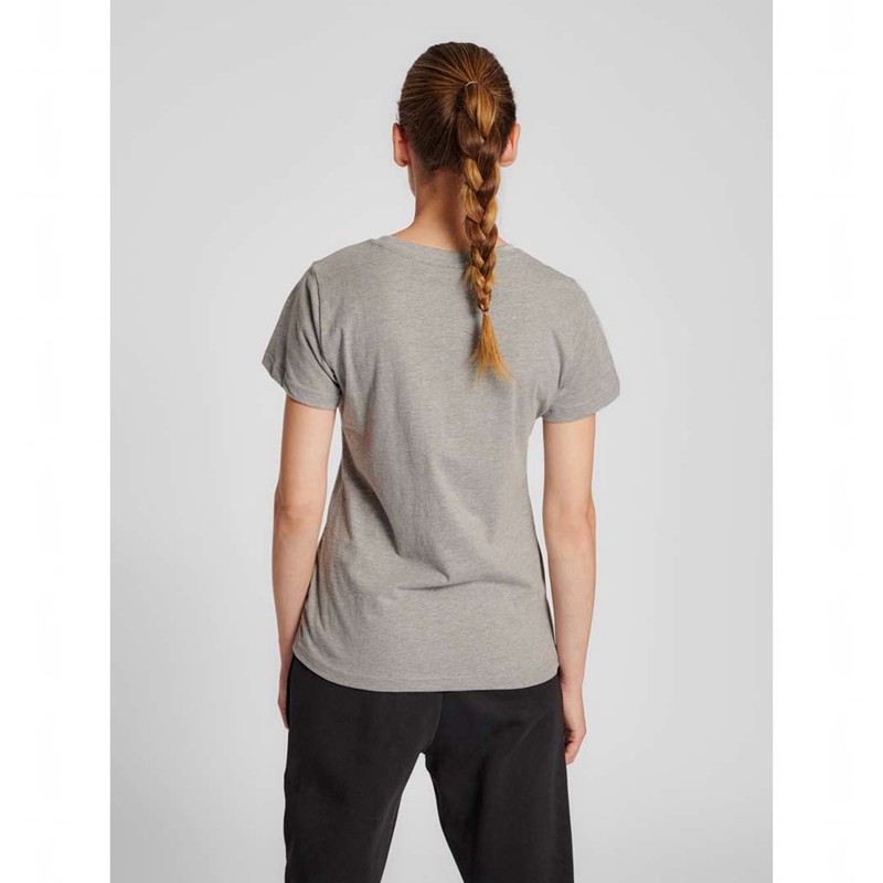 Hummel Red Basic S/S T-shirts Damen Grau | 133815-942