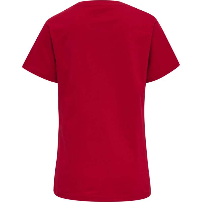 Hummel Red Basic S/S T-shirts Damen Rot | 005579-684
