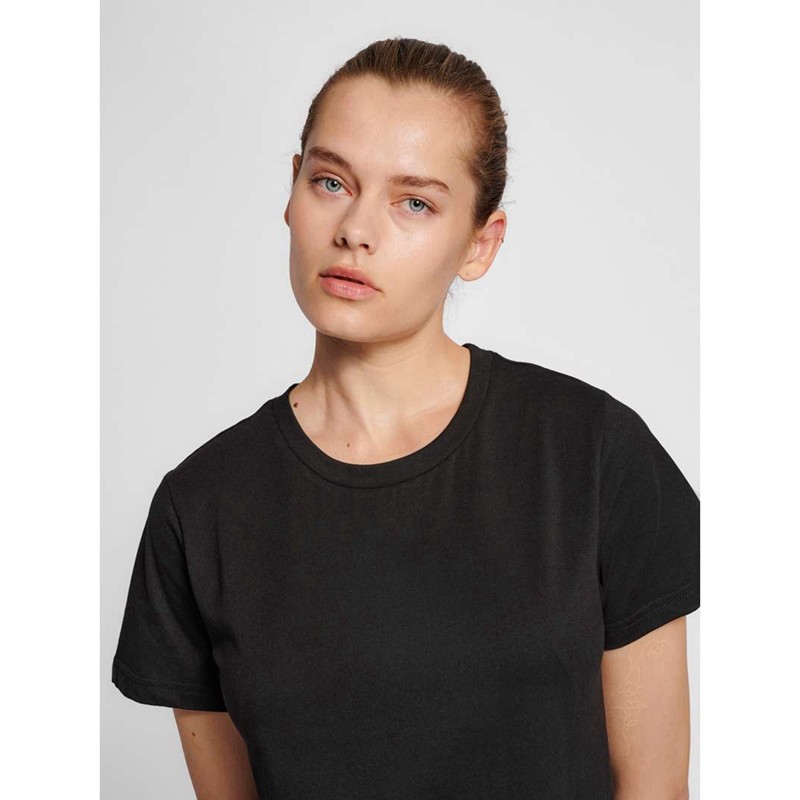 Hummel Red Basic S/S T-shirts Damen Schwarz | 676989-841