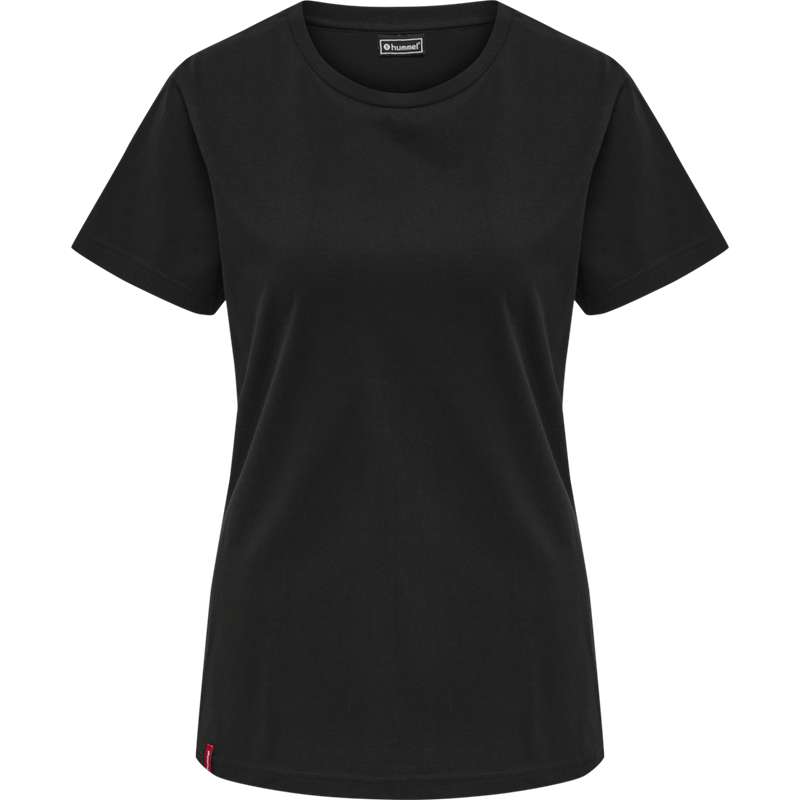 Hummel Red Basic S/S T-shirts Damen Schwarz | 676989-841
