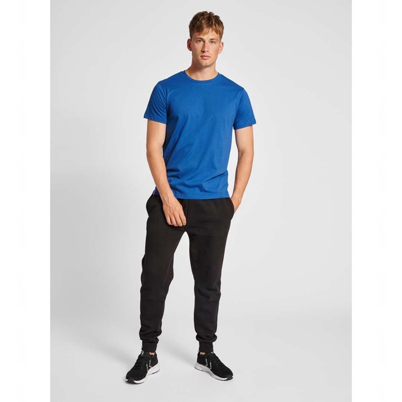 Hummel Red Basic S/S T-shirts Herren Blau | 388910-847