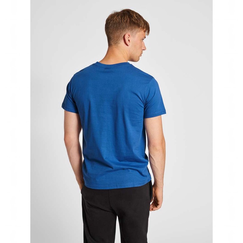 Hummel Red Basic S/S T-shirts Herren Blau | 388910-847
