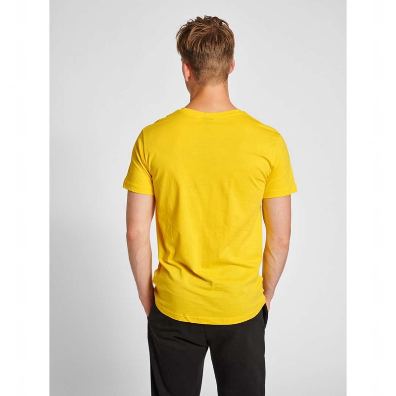 Hummel Red Basic S/S T-shirts Herren Gelb | 577195-650