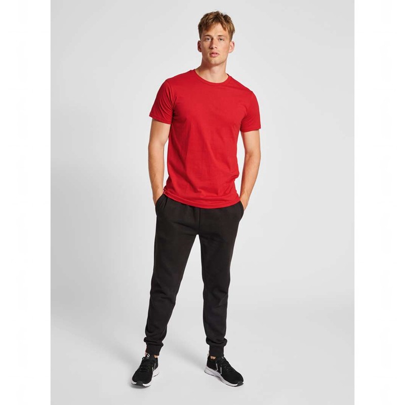 Hummel Red Basic S/S T-shirts Herren Rot | 720649-231