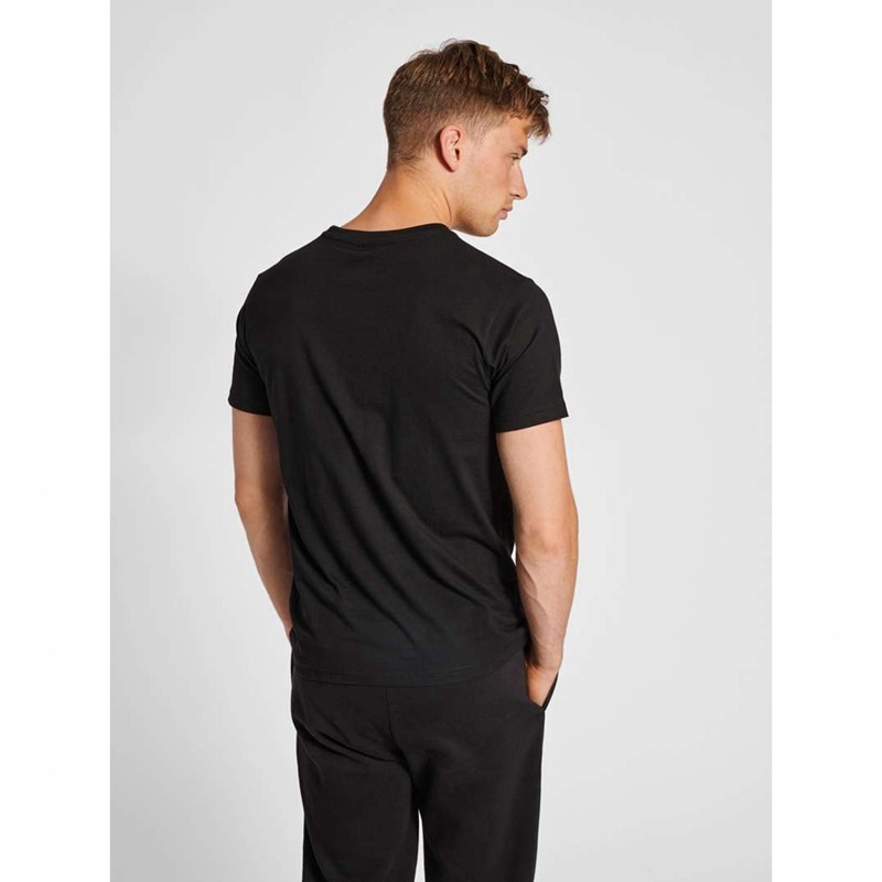 Hummel Red Basic S/S T-shirts Herren Schwarz | 770044-075