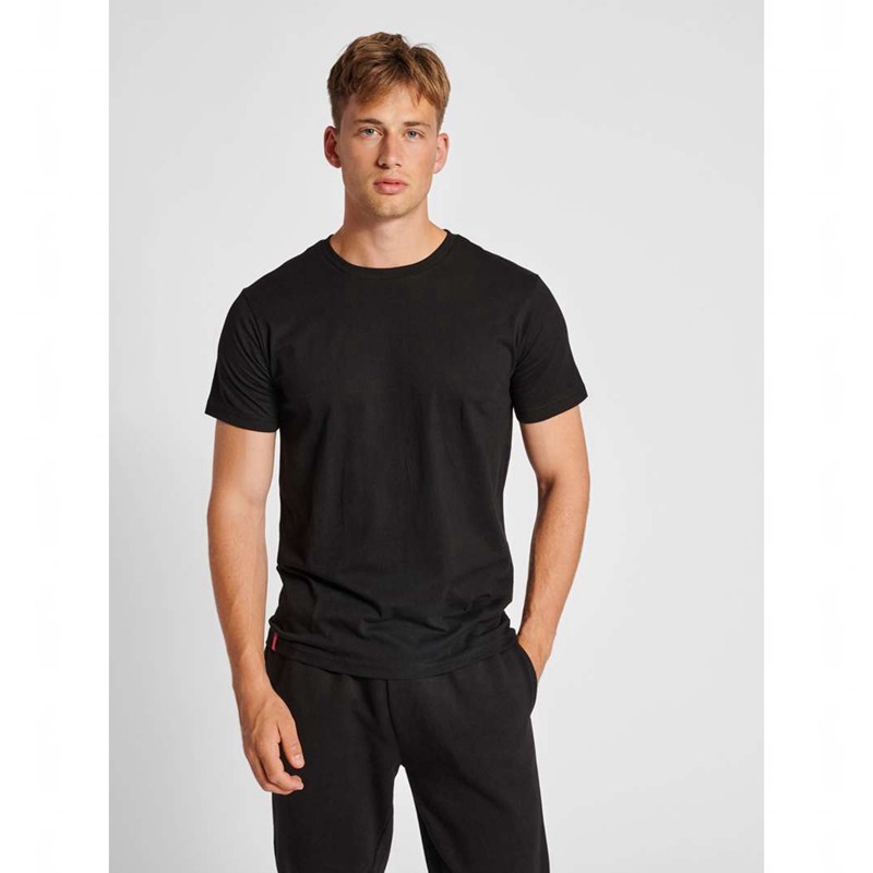 Hummel Red Basic S/S T-shirts Herren Schwarz | 770044-075
