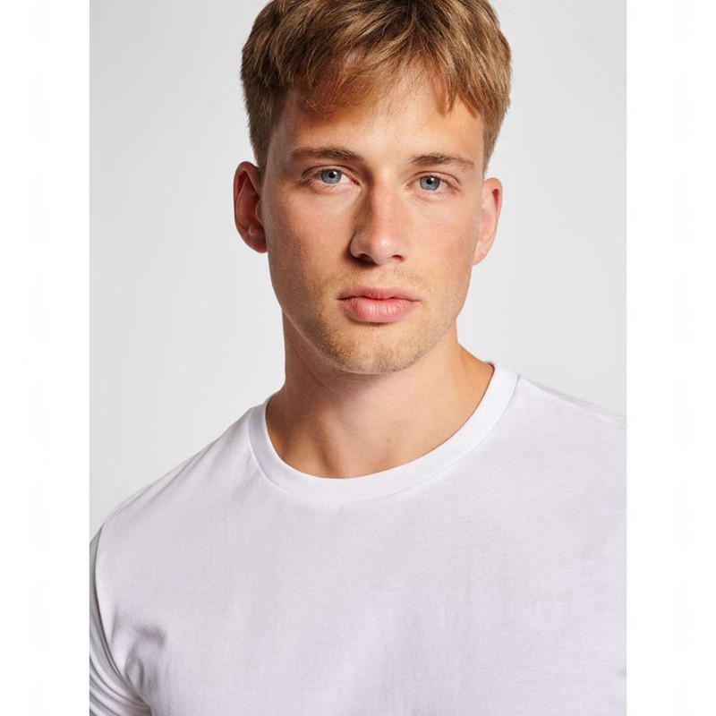 Hummel Red Basic S/S T-shirts Herren Weiß | 692056-952