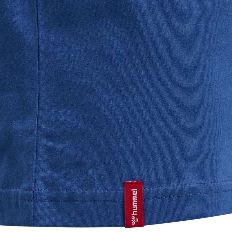 Hummel Red Basic S/S T-shirts Kinder Blau | 100344-860