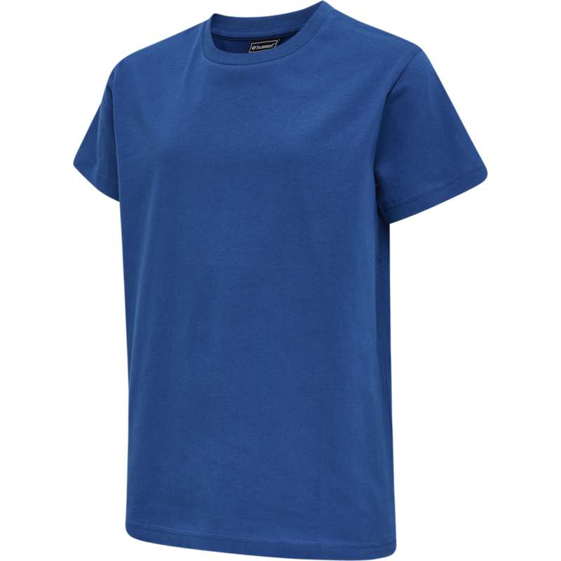 Hummel Red Basic S/S T-shirts Kinder Blau | 100344-860