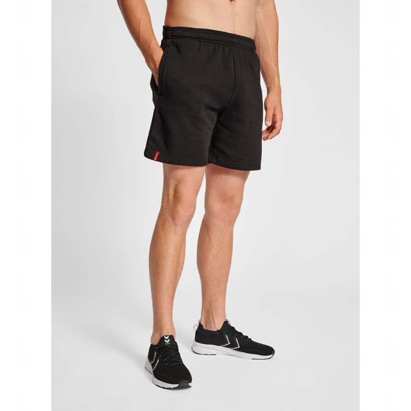 Hummel Red Basic Sweatshorts Herren Schwarz | 144339-025
