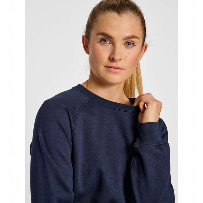 Hummel Red Classic Hoodie Damen Navy | 290462-019