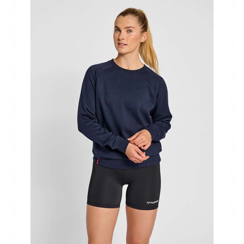 Hummel Red Classic Hoodie Damen Navy | 290462-019
