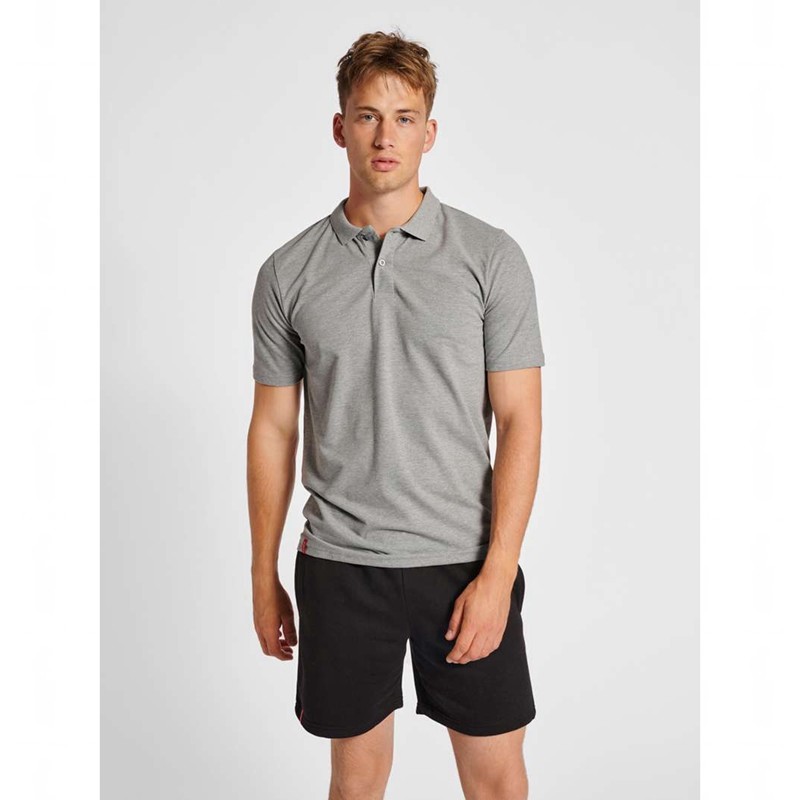 Hummel Red Classic Polo Shirts Herren Grau | 114564-616