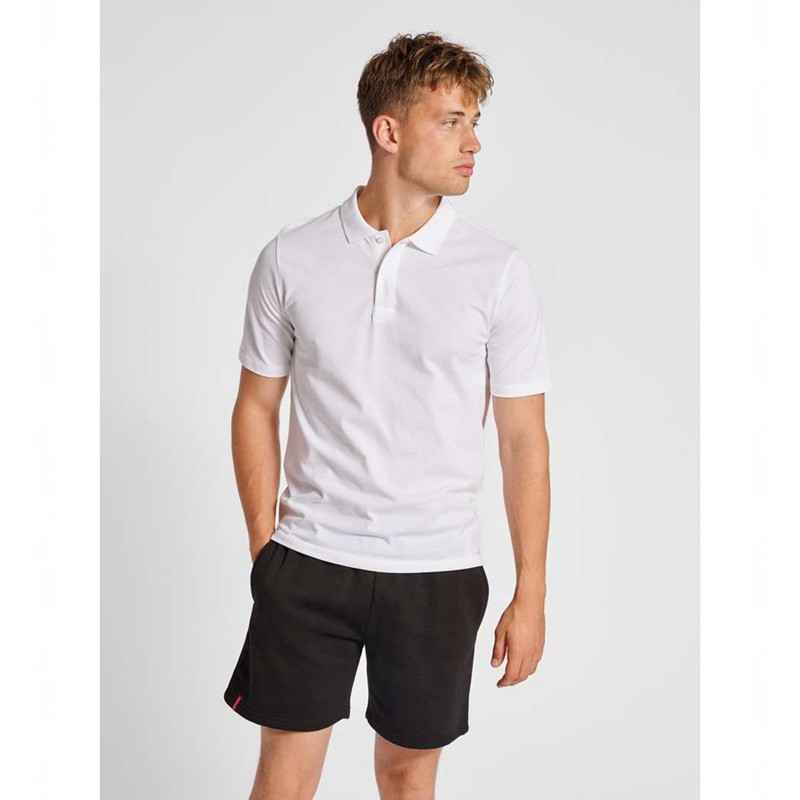 Hummel Red Classic Polo Shirts Herren Weiß | 746361-778