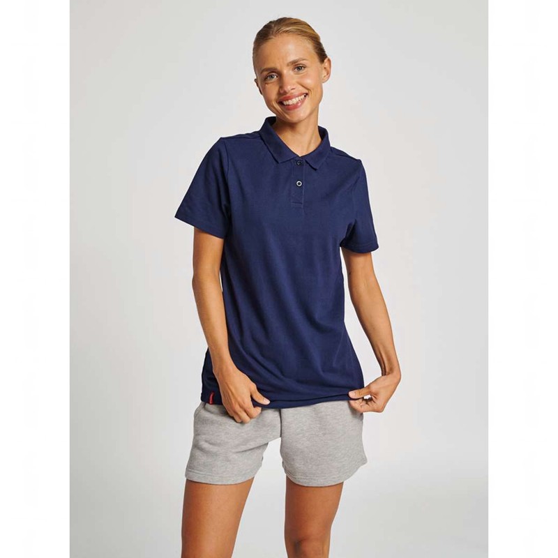 Hummel Red Classic Polo T-shirts Damen Navy | 063769-157