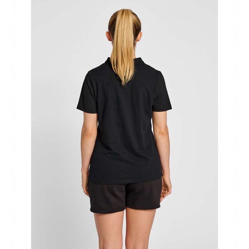 Hummel Red Classic Polo T-shirts Damen Schwarz | 002504-741