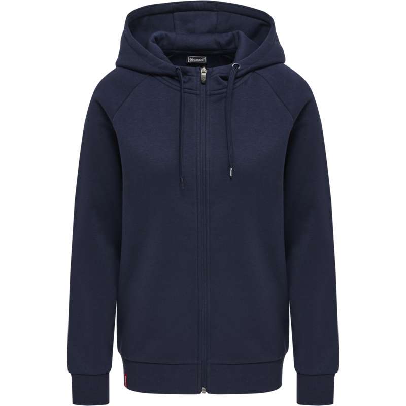 Hummel Red Classic Zip Hoodie Damen Navy | 164546-732