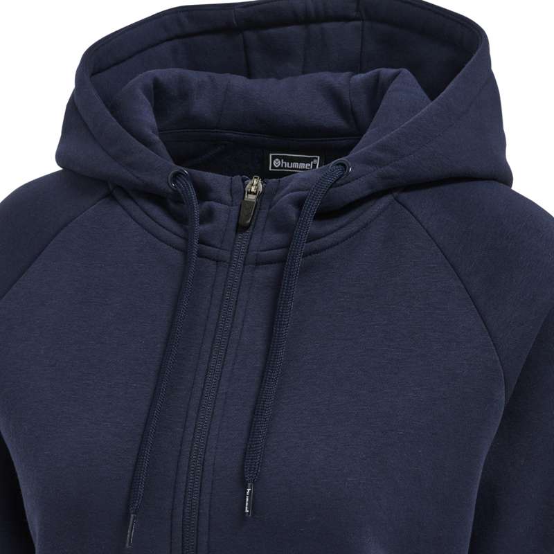 Hummel Red Classic Zip Hoodie Damen Navy | 164546-732