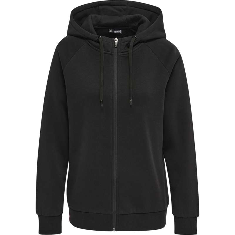 Hummel Red Classic Zip Hoodie Damen Schwarz | 062023-910