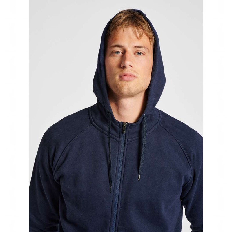 Hummel Red Classic Zip Hoodie Herren Navy | 663208-636