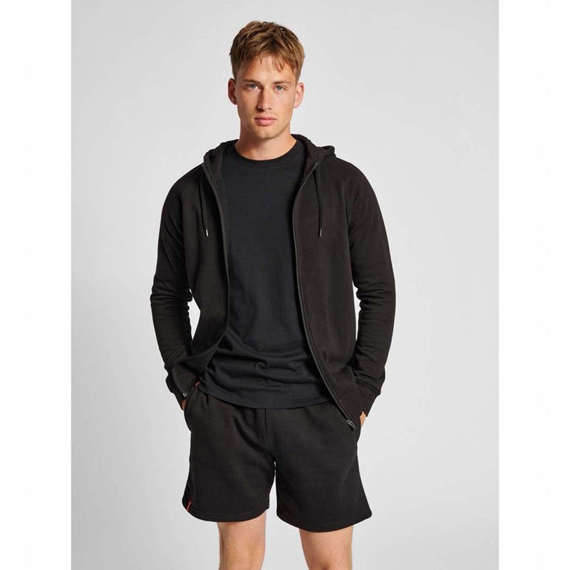 Hummel Red Classic Zip Hose Herren Schwarz | 304723-773