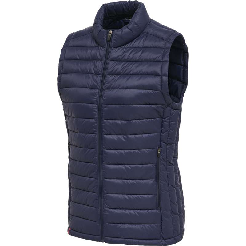 Hummel Red Quilted Weste Damen Navy | 194649-573