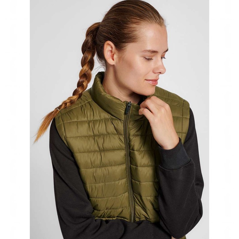 Hummel Red Quilted Weste Damen Olivgrün | 422702-123