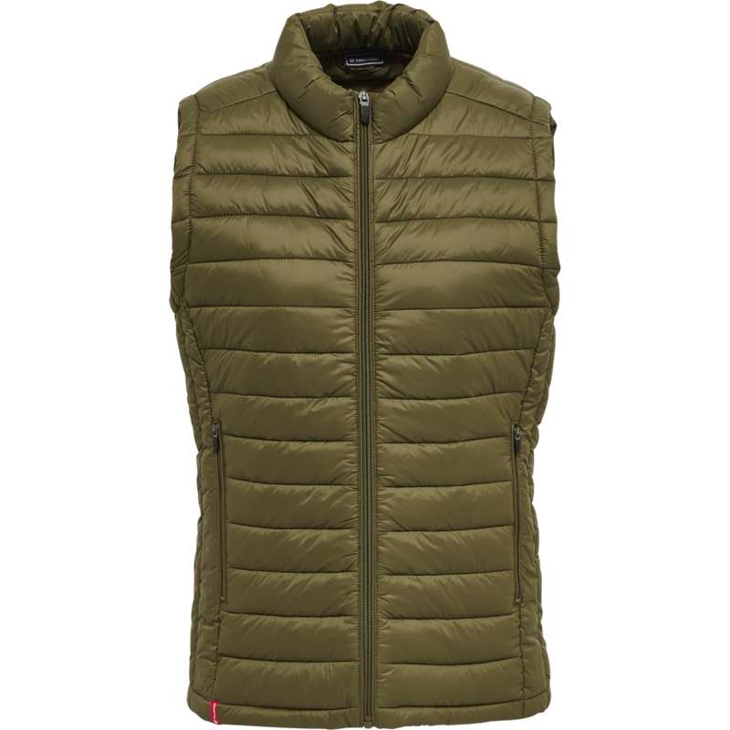 Hummel Red Quilted Weste Damen Olivgrün | 422702-123