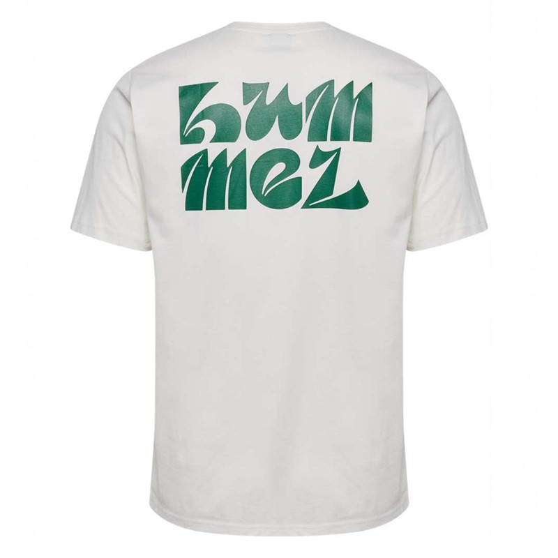 Hummel Regular Graphic S/S Handballschuhe Herren Weiß | 197390-919