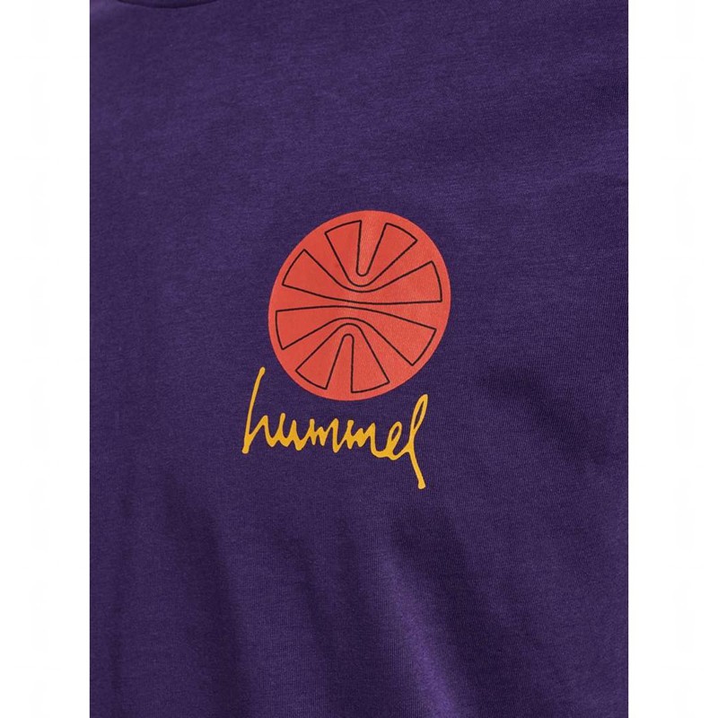Hummel Regular Graphic S/S Sweatshirts Herren Lila | 503087-968