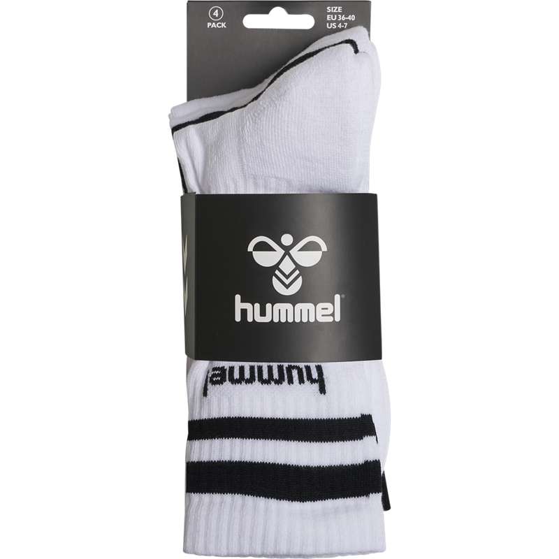 Hummel Retro 4-pack Mix Socken Damen Weiß | 577610-564
