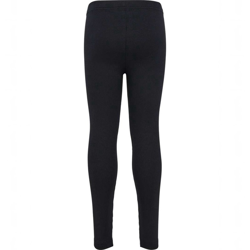 Hummel Rib Strumpfhose Kinder Schwarz | 773123-713