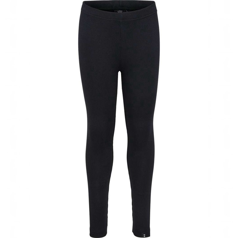 Hummel Rib Strumpfhose Kinder Schwarz | 773123-713