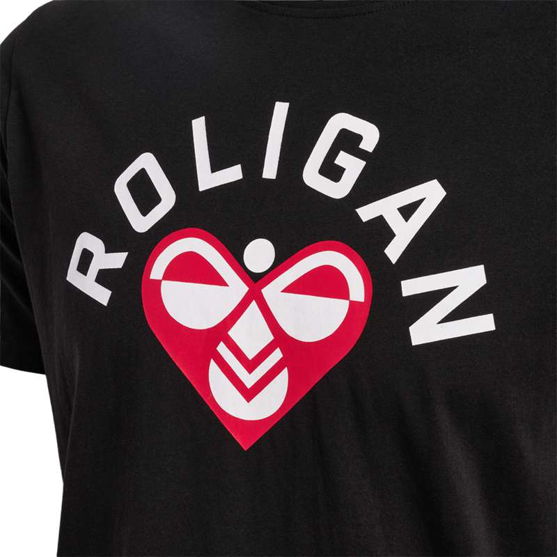 Hummel Roligan Cotton T-shirts Herren Schwarz | 163463-083